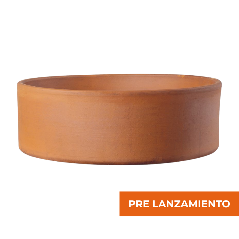 Maceta Modula Baja Cilíndrica 25cm