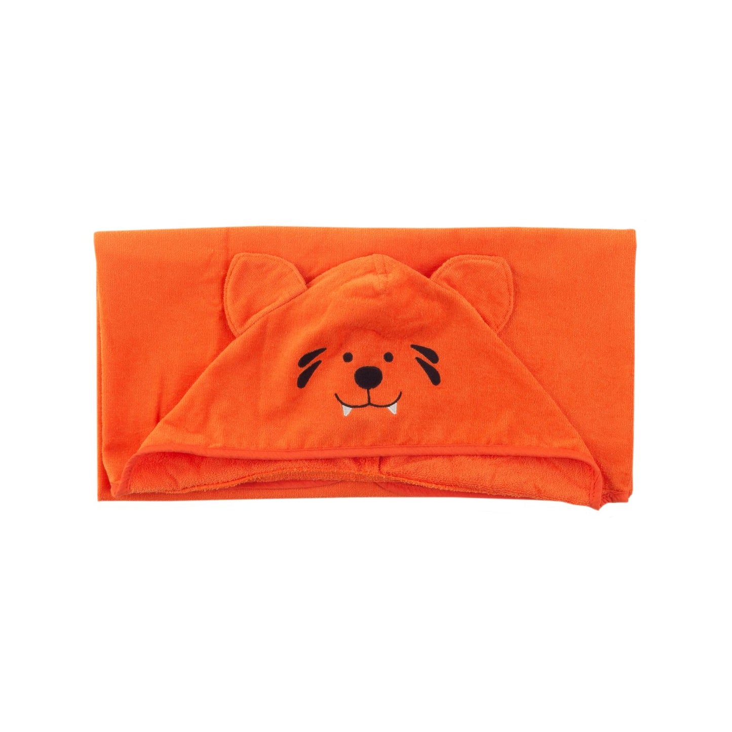 Toalla Capucha De Algodón Bordado Tigre - 75 x 100cm - 300 g/m² - Teka