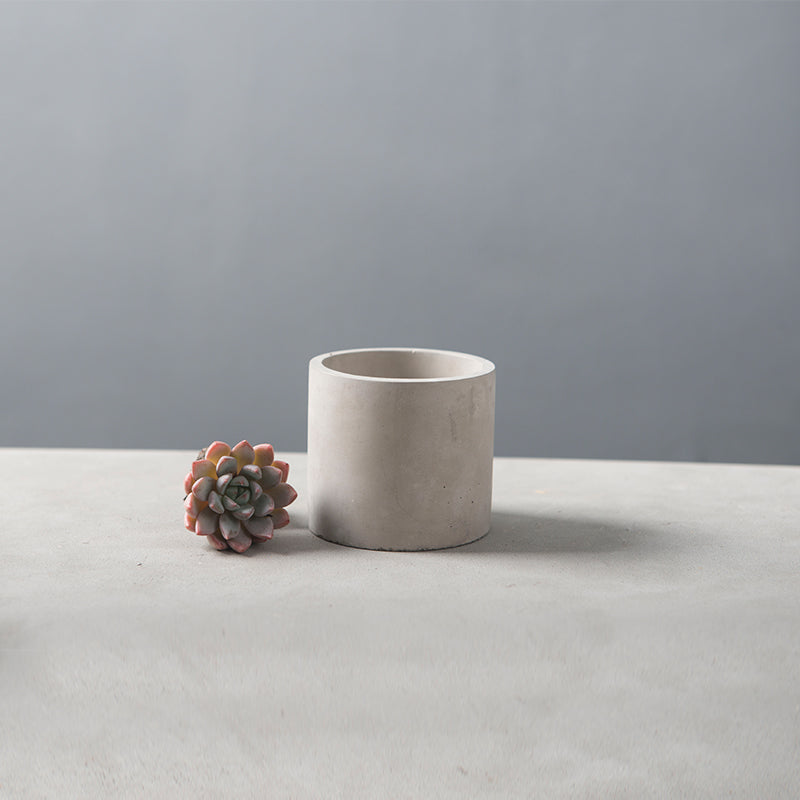 Macetero Cemento Cilindrico 607