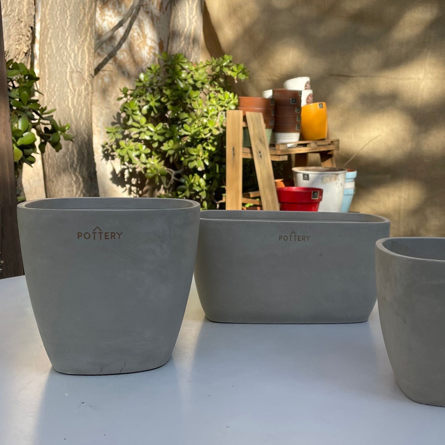 Macetero de Cemento Greca 735