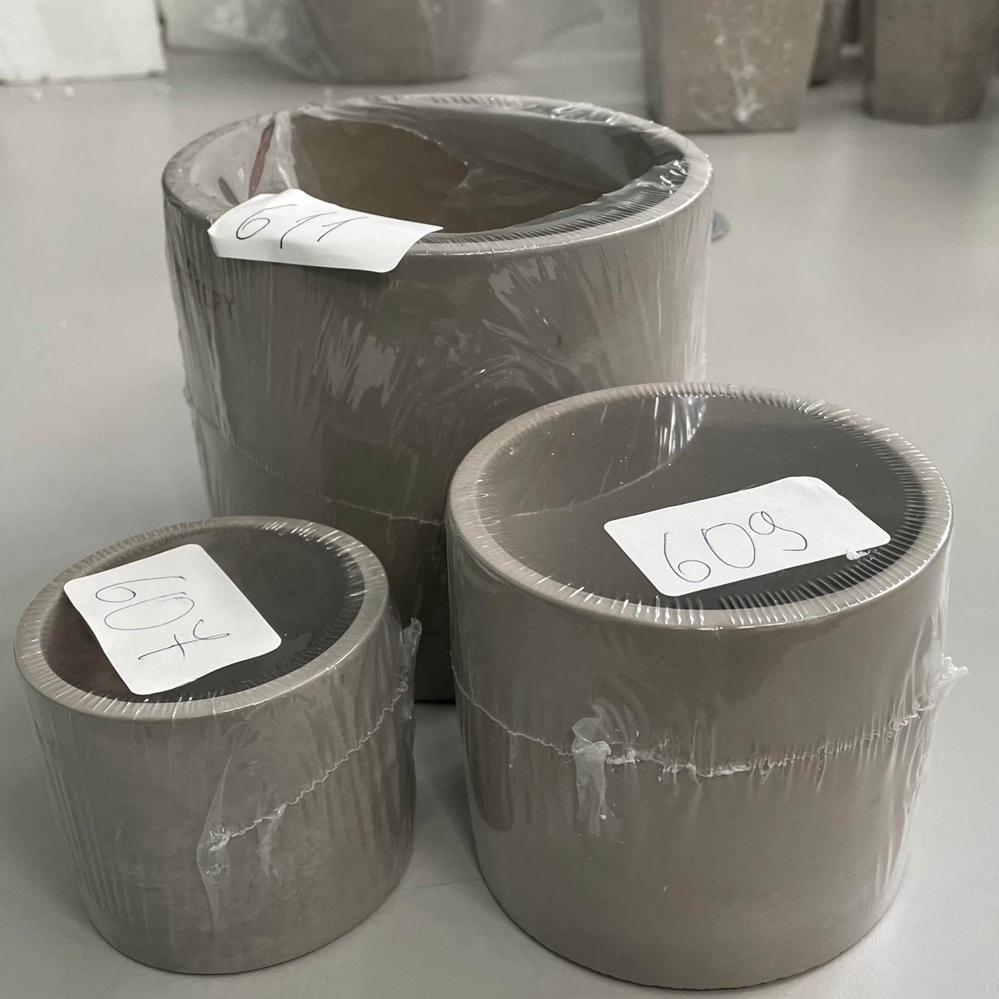 Macetero Cemento Cilindrico 609