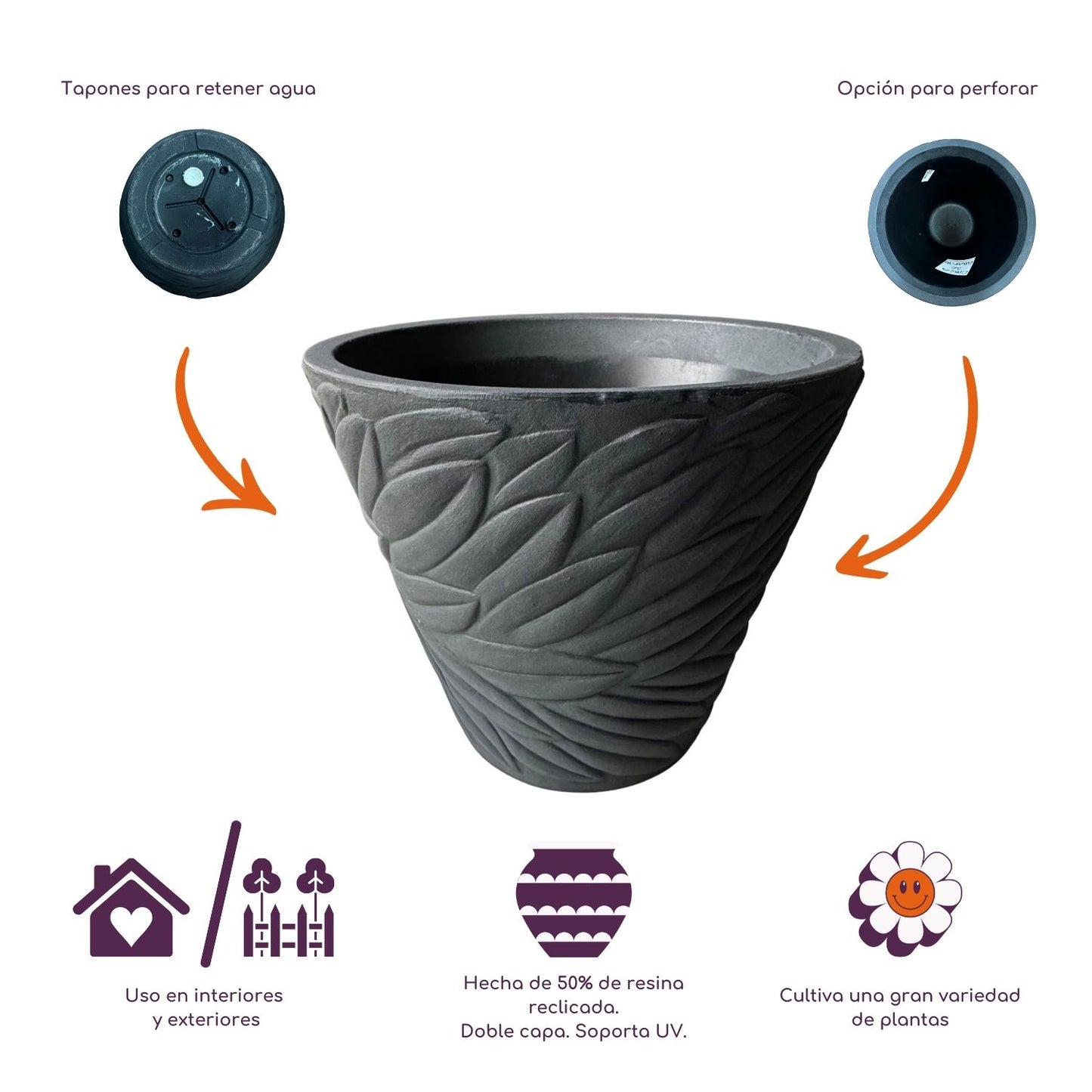 Macetero Grande Circca 36