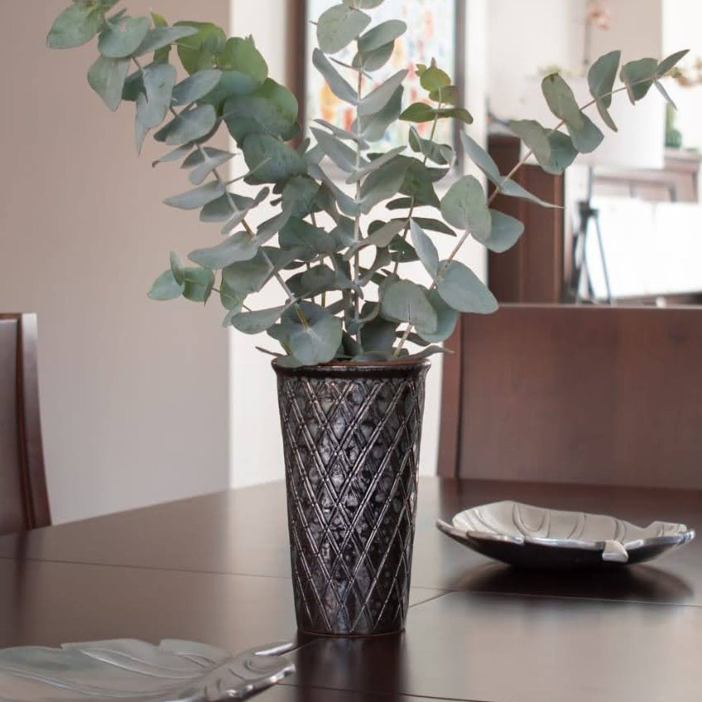 Florero Ceramico Bronce Pierrot