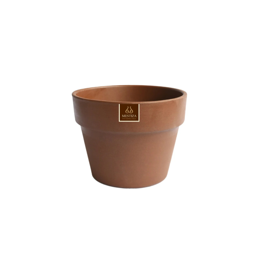 Maceta Boca Ancha Ceramica Greta 13cm