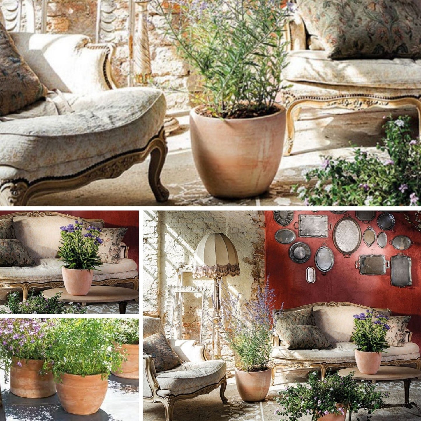 Macetero Dulce Ovalado Terracota 36