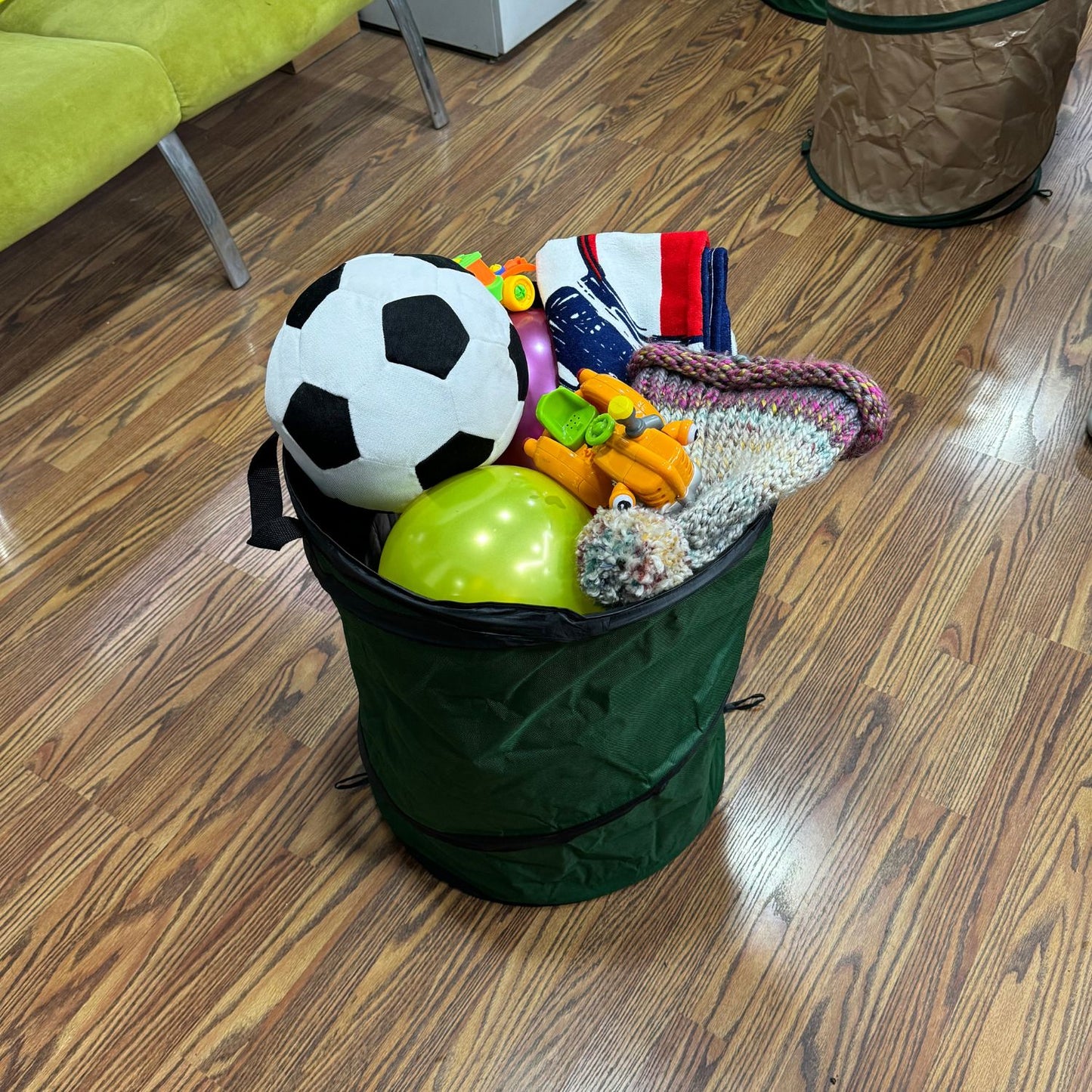 Bolsa Multiuso PopUp Plegable 161 Lts Verde XXL