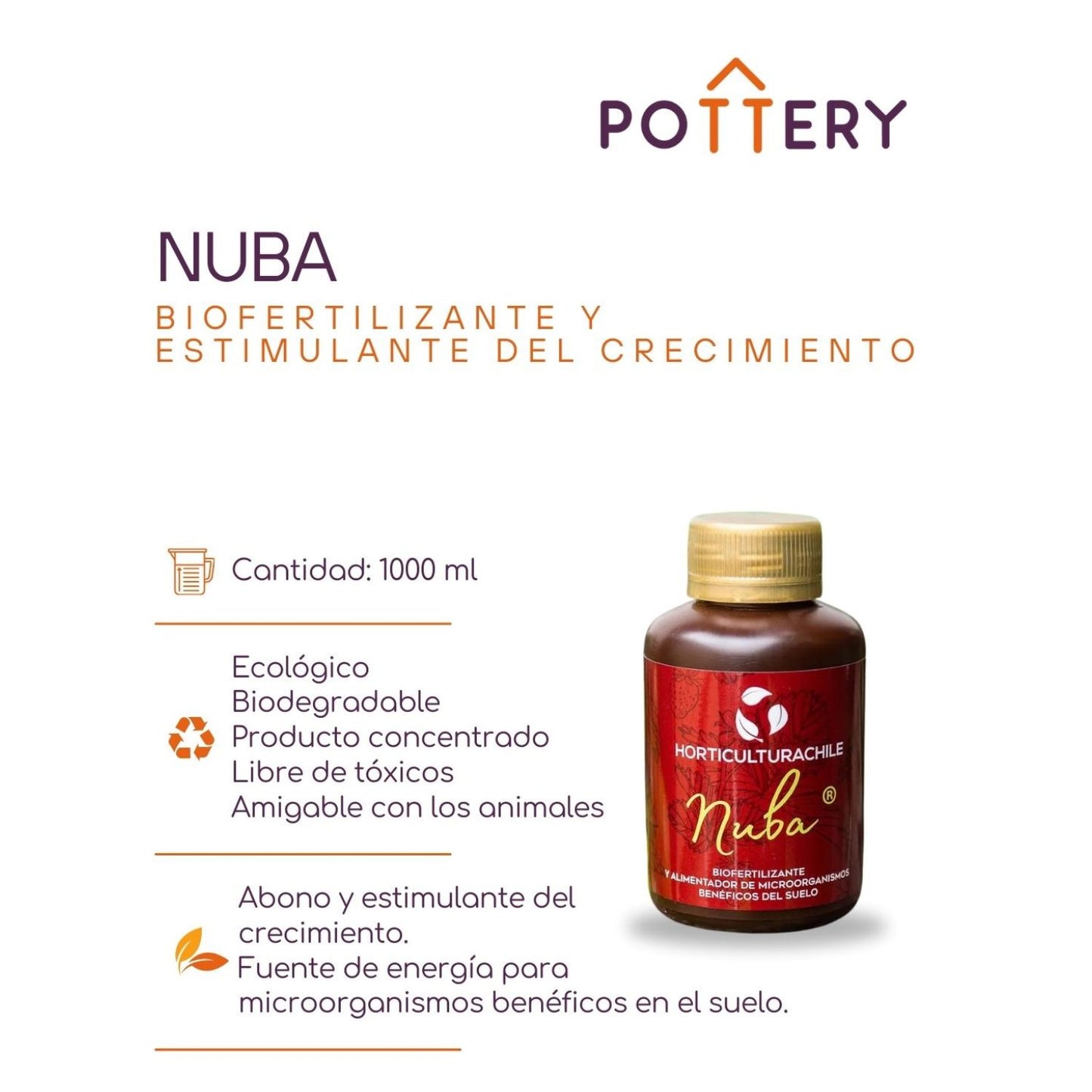 Nuba 280 ml - Biofertilizante