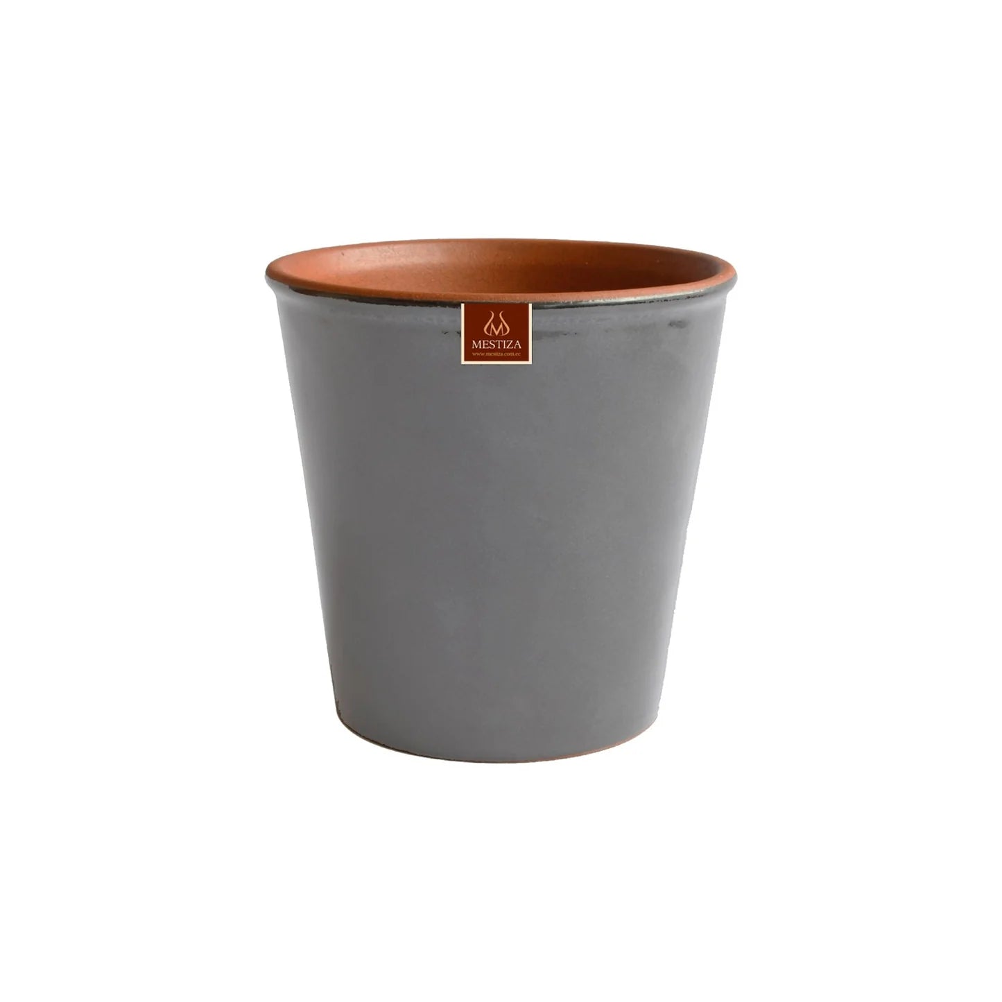 Maceta Zaia Gris Matte