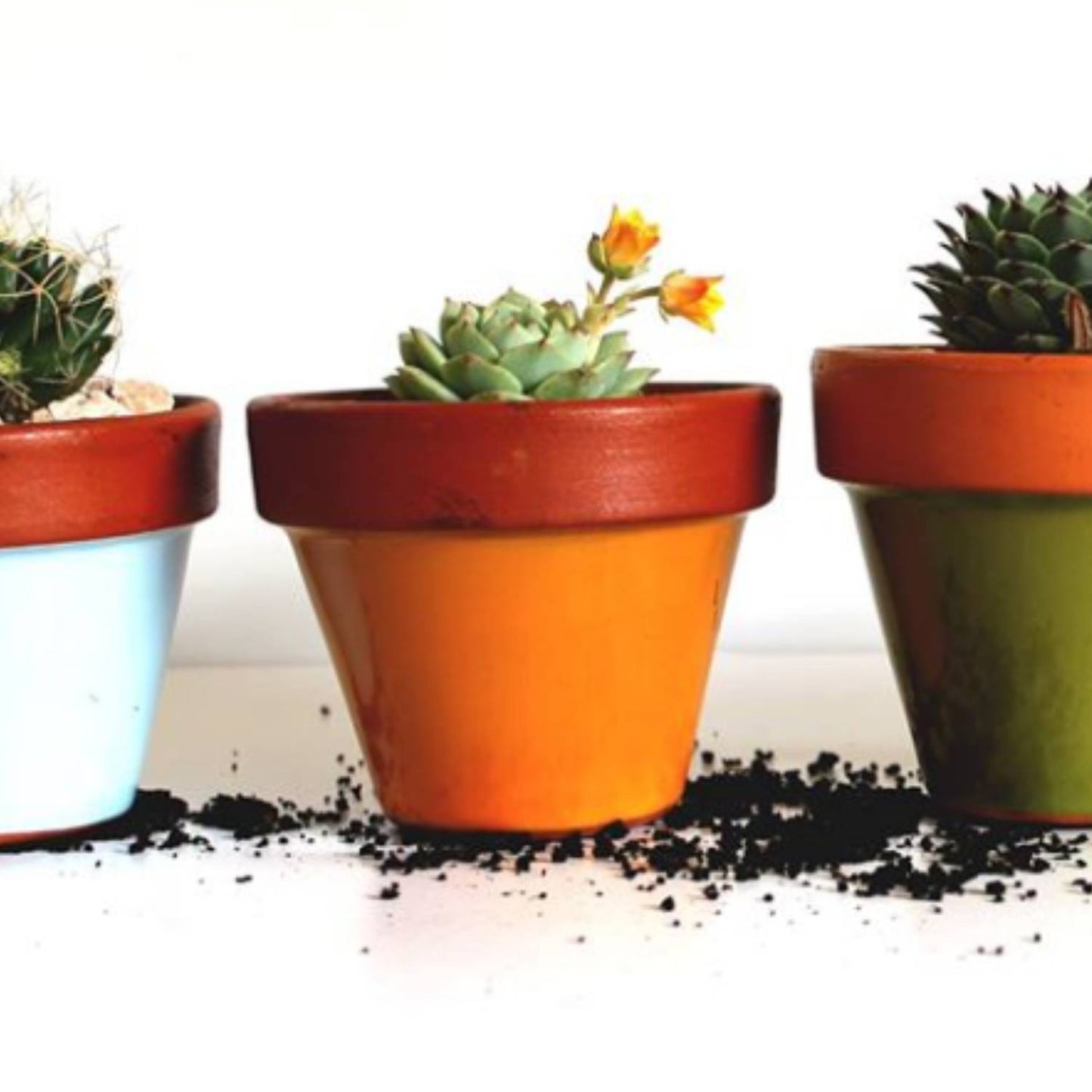 Maceta Kony 19 Terra Mandarina