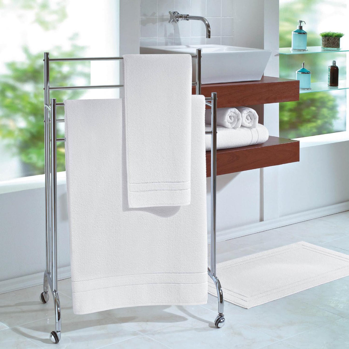 Toalla de Baño Monterrey Blanca 440g/m²- Teka