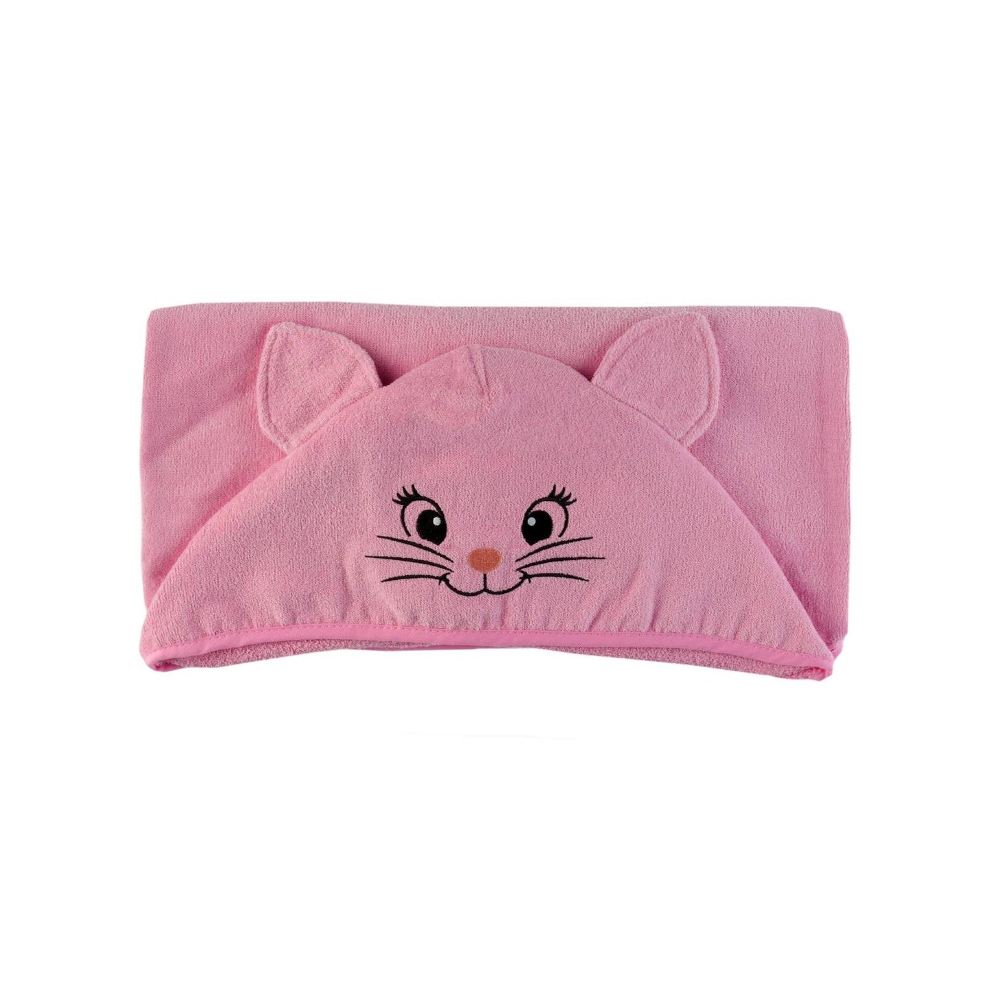 Toalla Capucha De Algodón Bordado Gata - 75 x 100cm - 300 g/m² - Teka