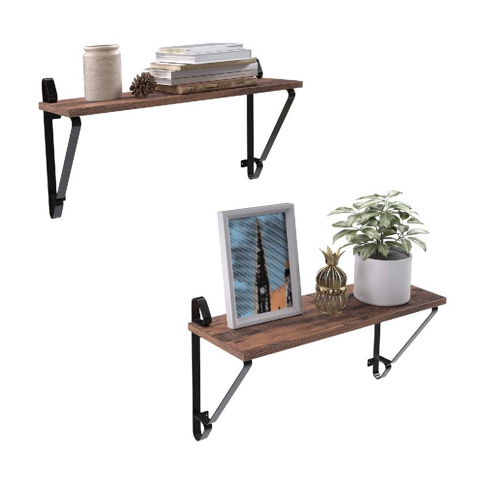 Set 2 Repisas Estilo Rústico - UBA01