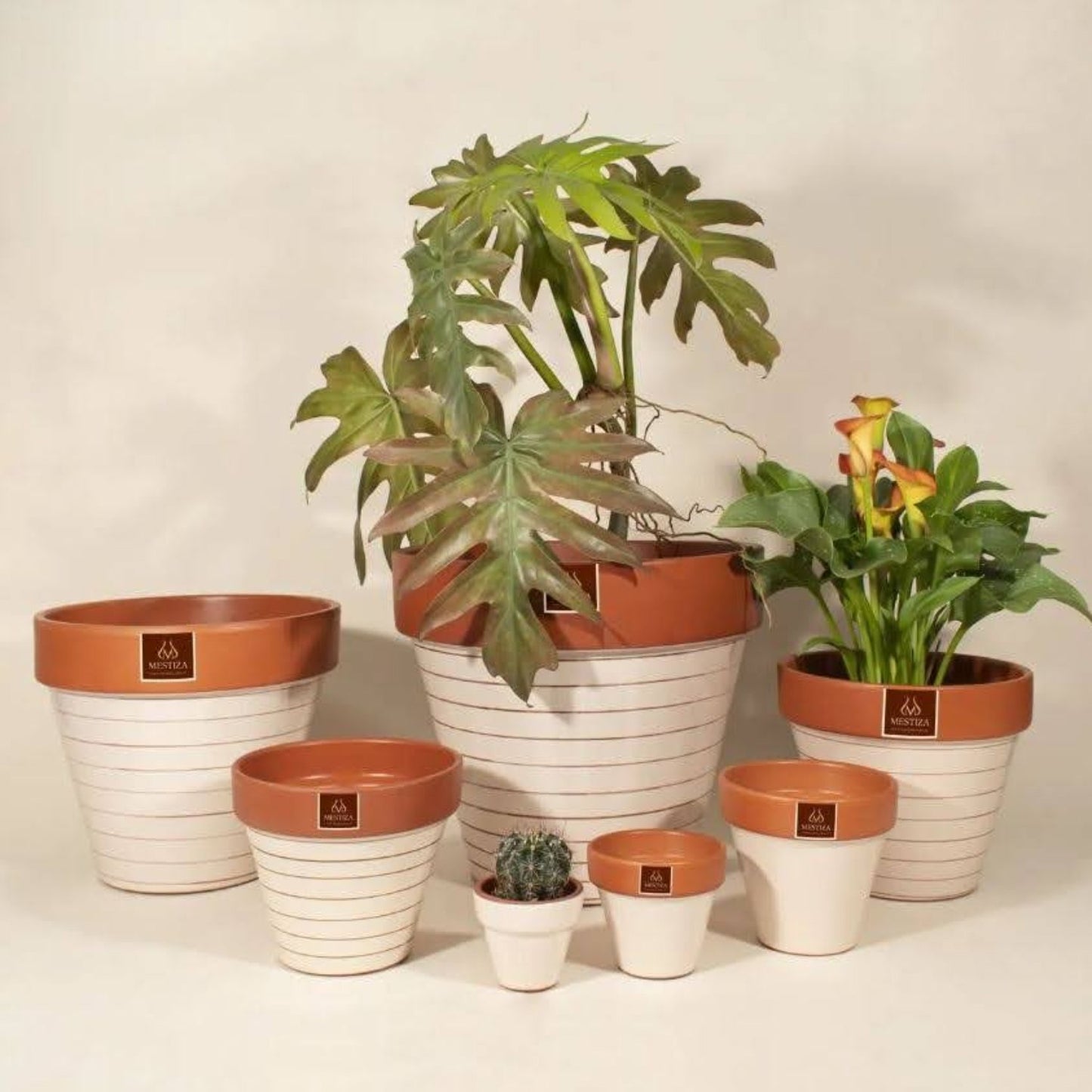 Maceta Kony Terra Beige