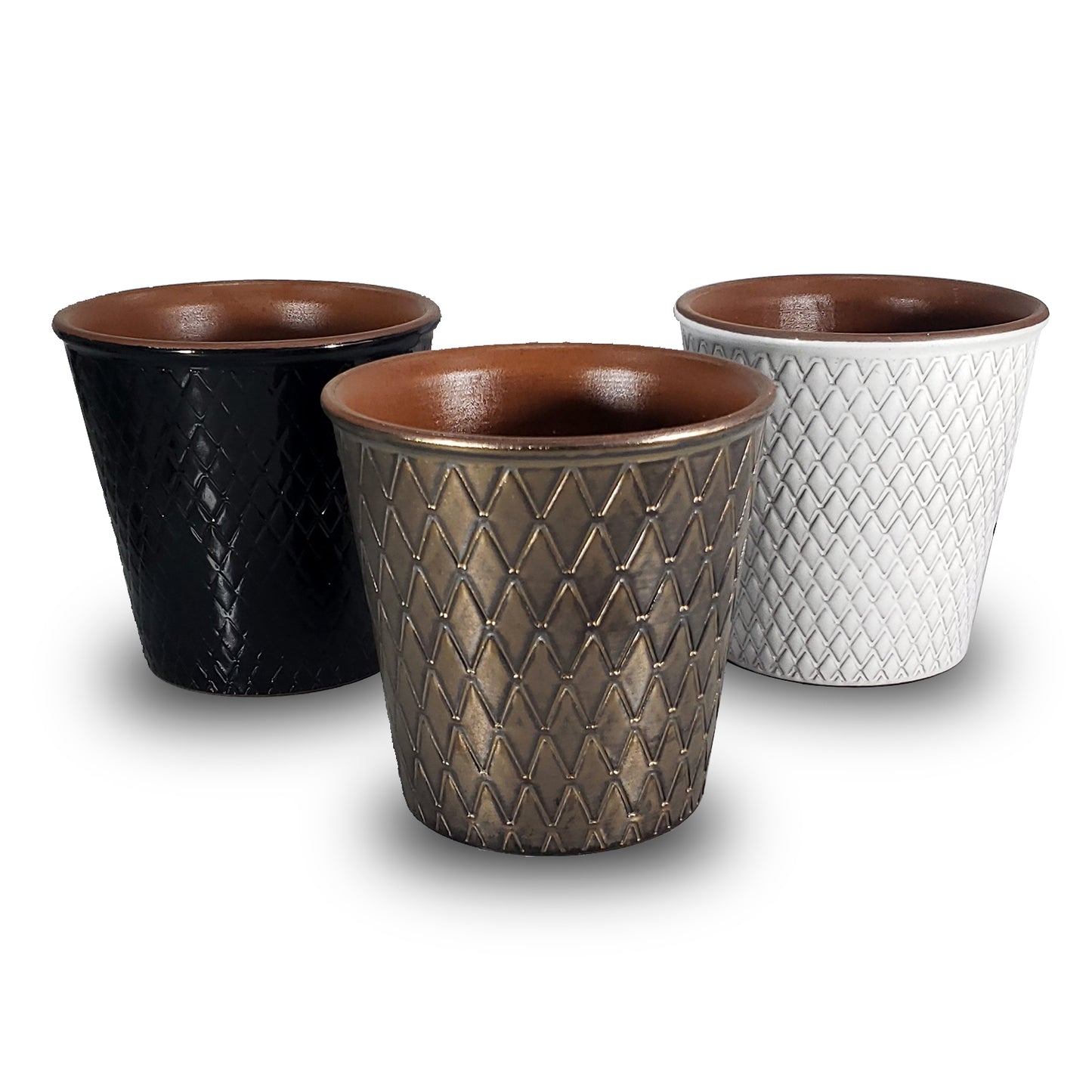 Maceta Zaia Negro Pierrot