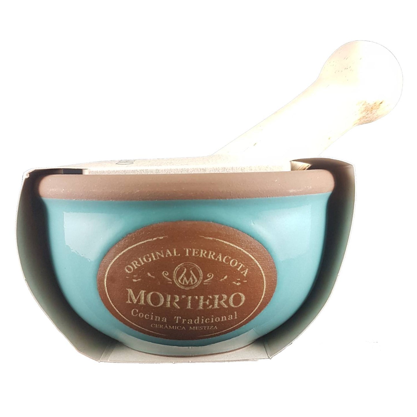 Mortero con Mazo Mestiza Esmeralda