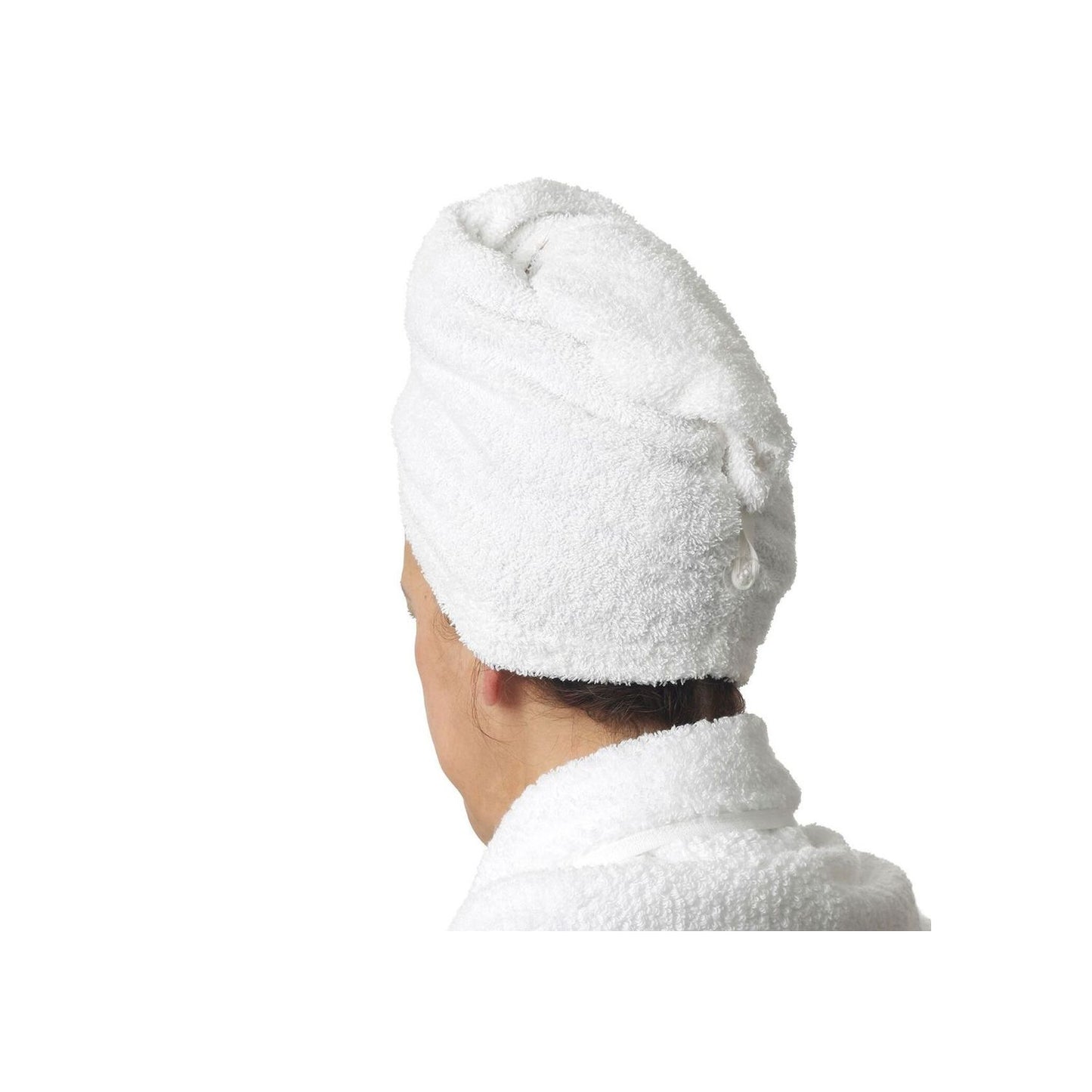 Toalla Turbante Classica Blanca - 420 g/m² - Teka