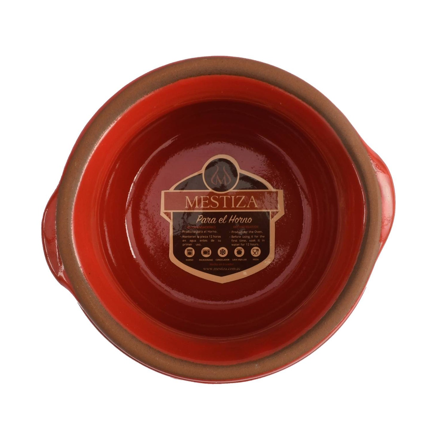 Set de Cacerolas y Platos Rojo Fuego