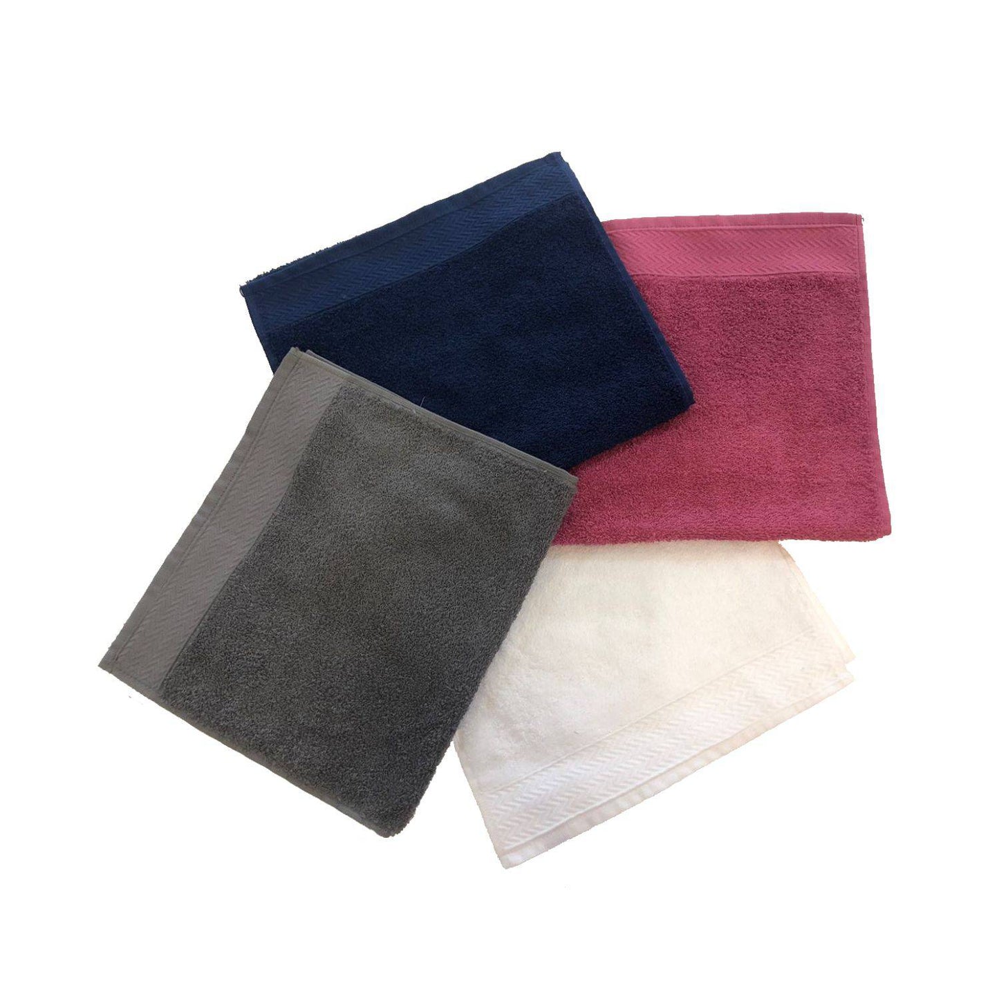 Toalla Deportiva Blanca - 100% Algodón - 450 g/m² - Teka