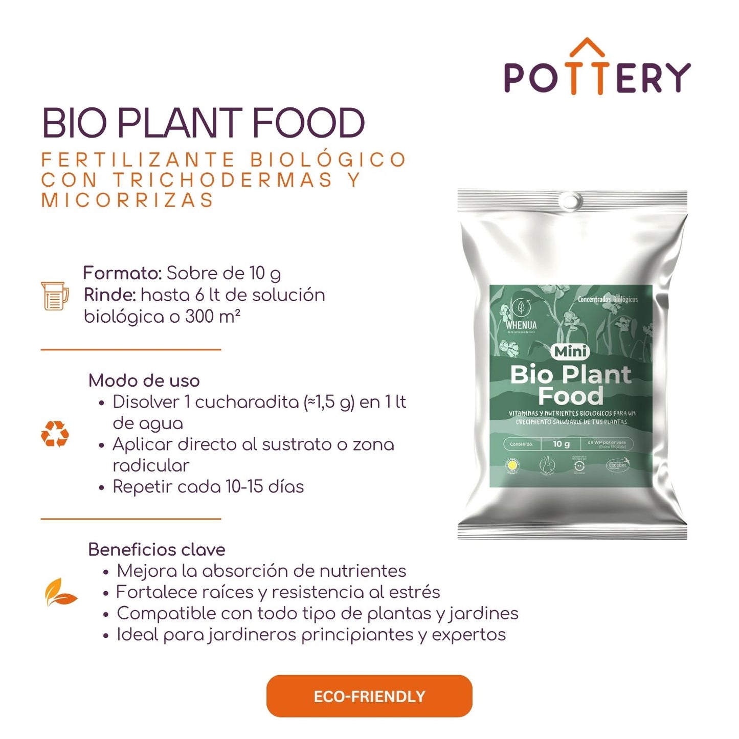 Fertilizante Bio Plant Food 10grs