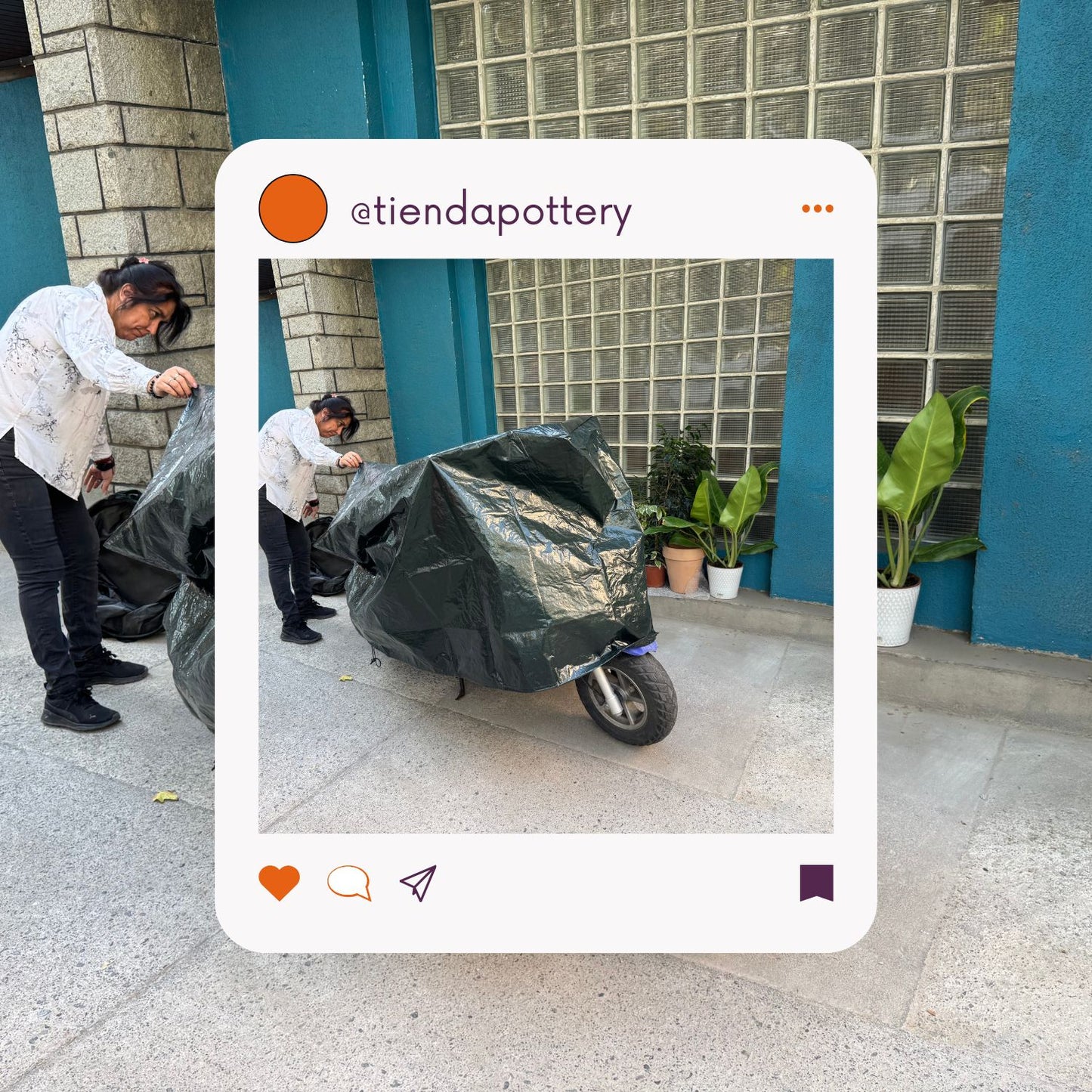 Funda Universal Ema100 Parrilla, Motos, Bicicletas, Muebles