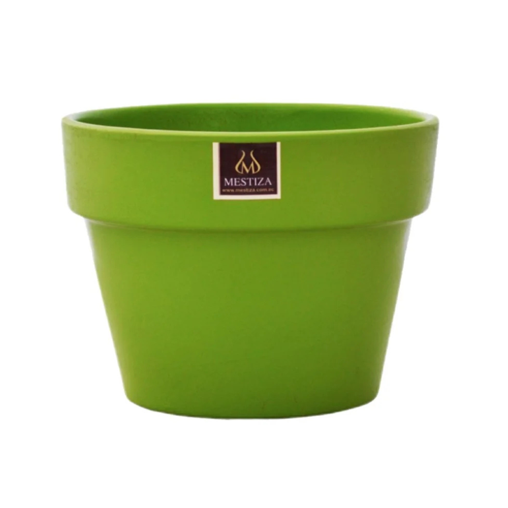 Maceta Boca Ancha Ceramica Greta 21cm
