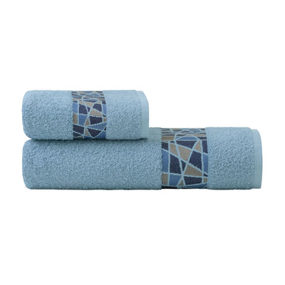 Juego de Toallas 2 Piezas Diamante - 450 g/m² - Teka