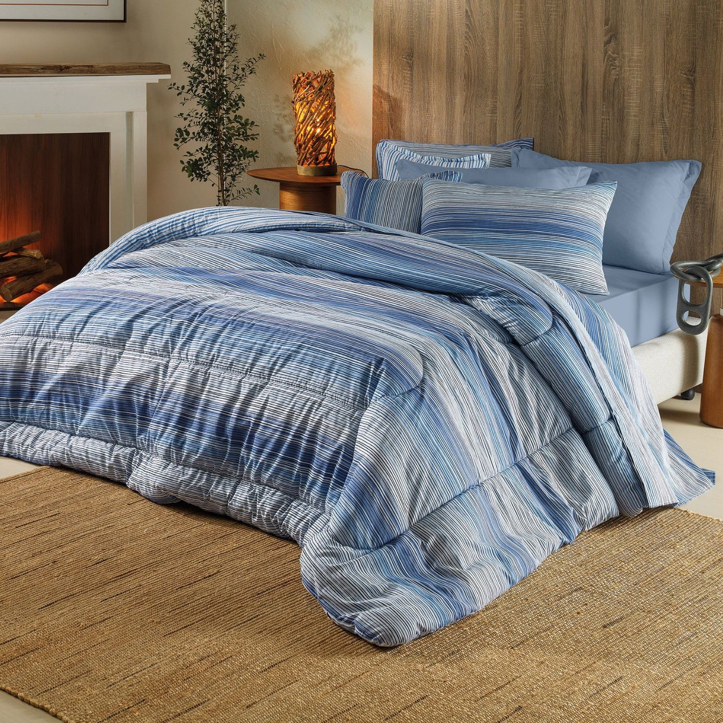 Juego de Sábanas 3 Piezas ORVALHO, 1 plaza - 150 hilos en 100% Algodón