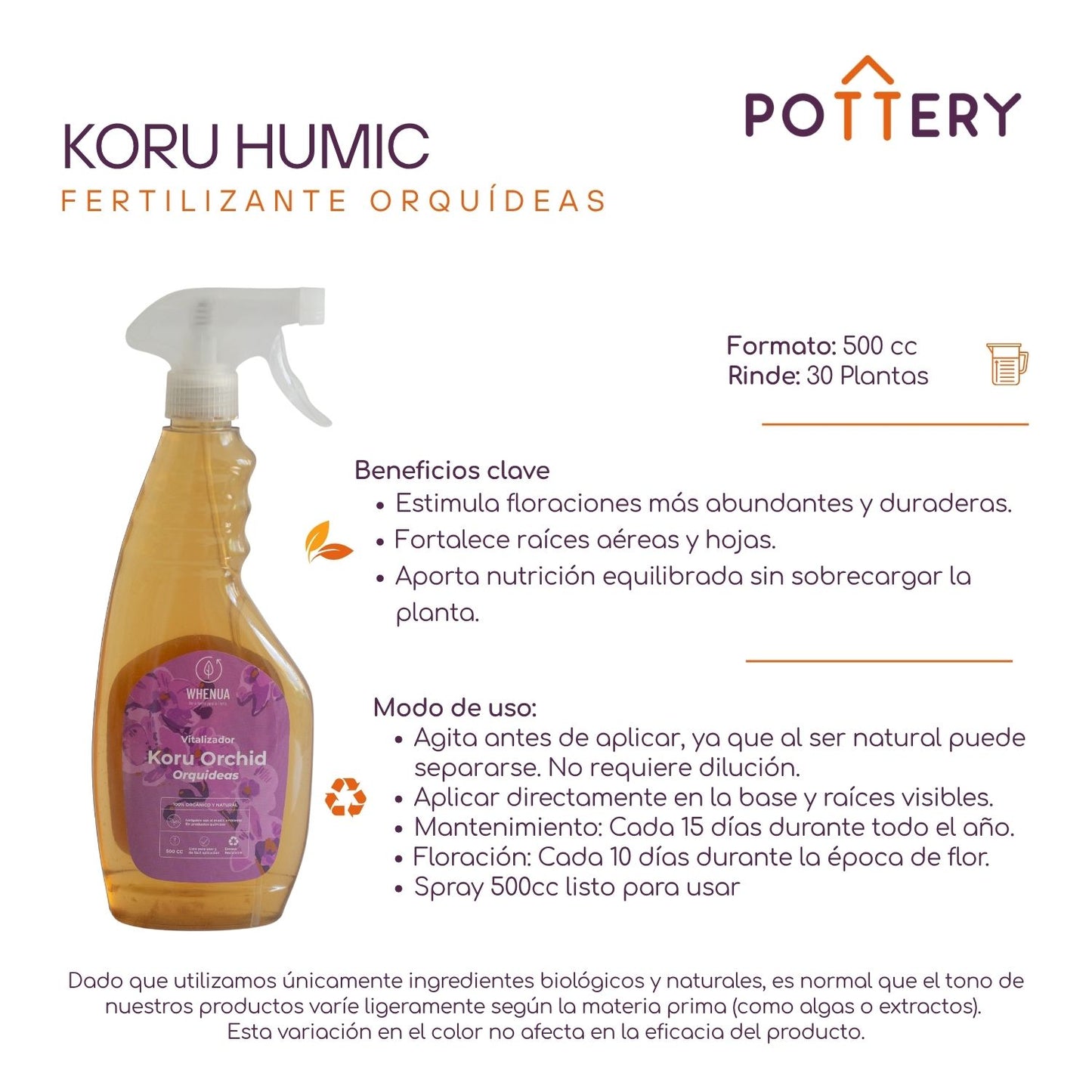 Fertilizante Koru Orchid - 500cc Spray