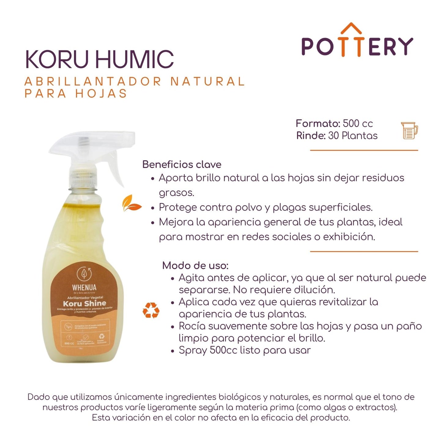 Abrillantador Koru Shine - 500cc Spray