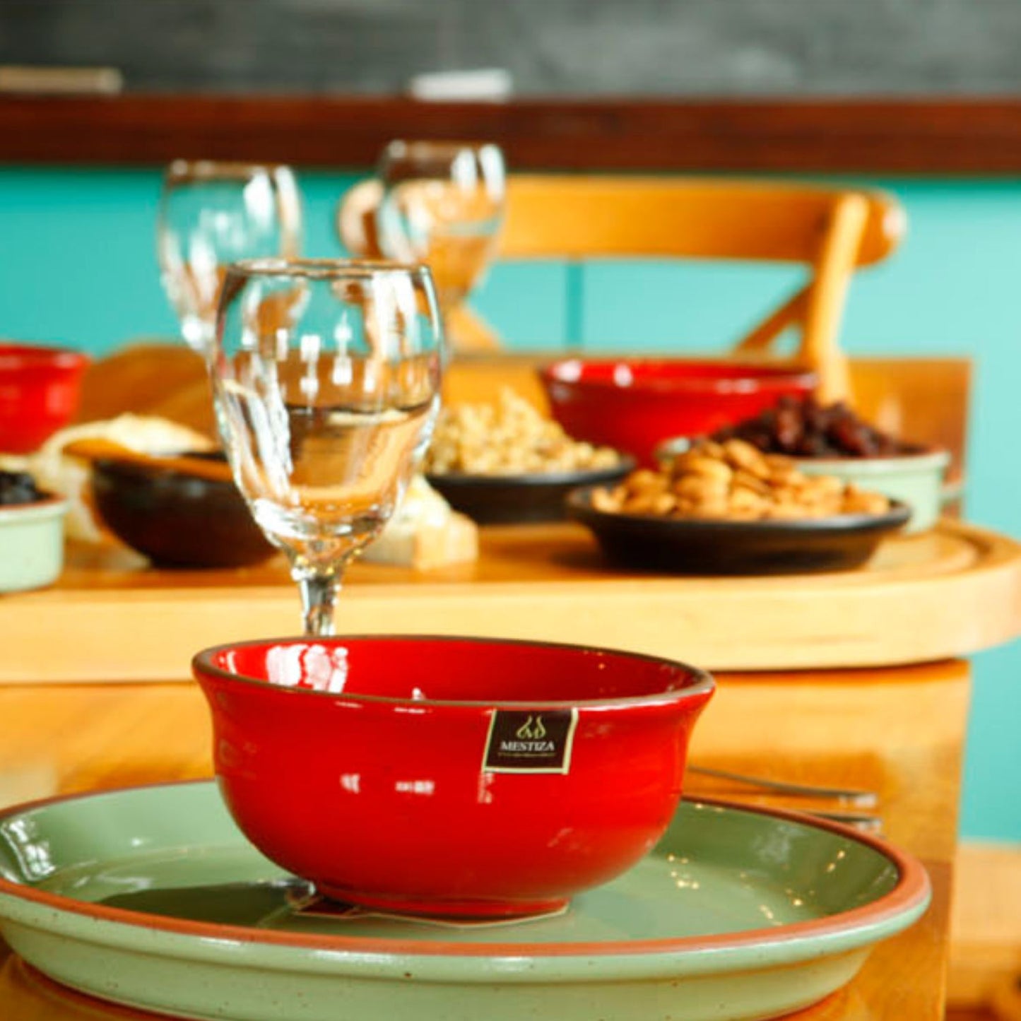 Platos 19 cm Cerámica Esmaltada