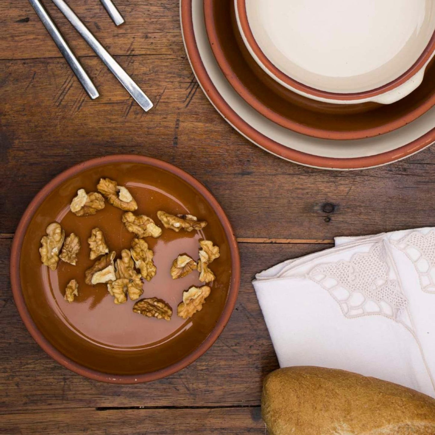 Platos 29 cm Cerámica Esmaltada