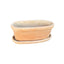 Jardinera Etrusca con Plato 35cm Ovalada Terracota