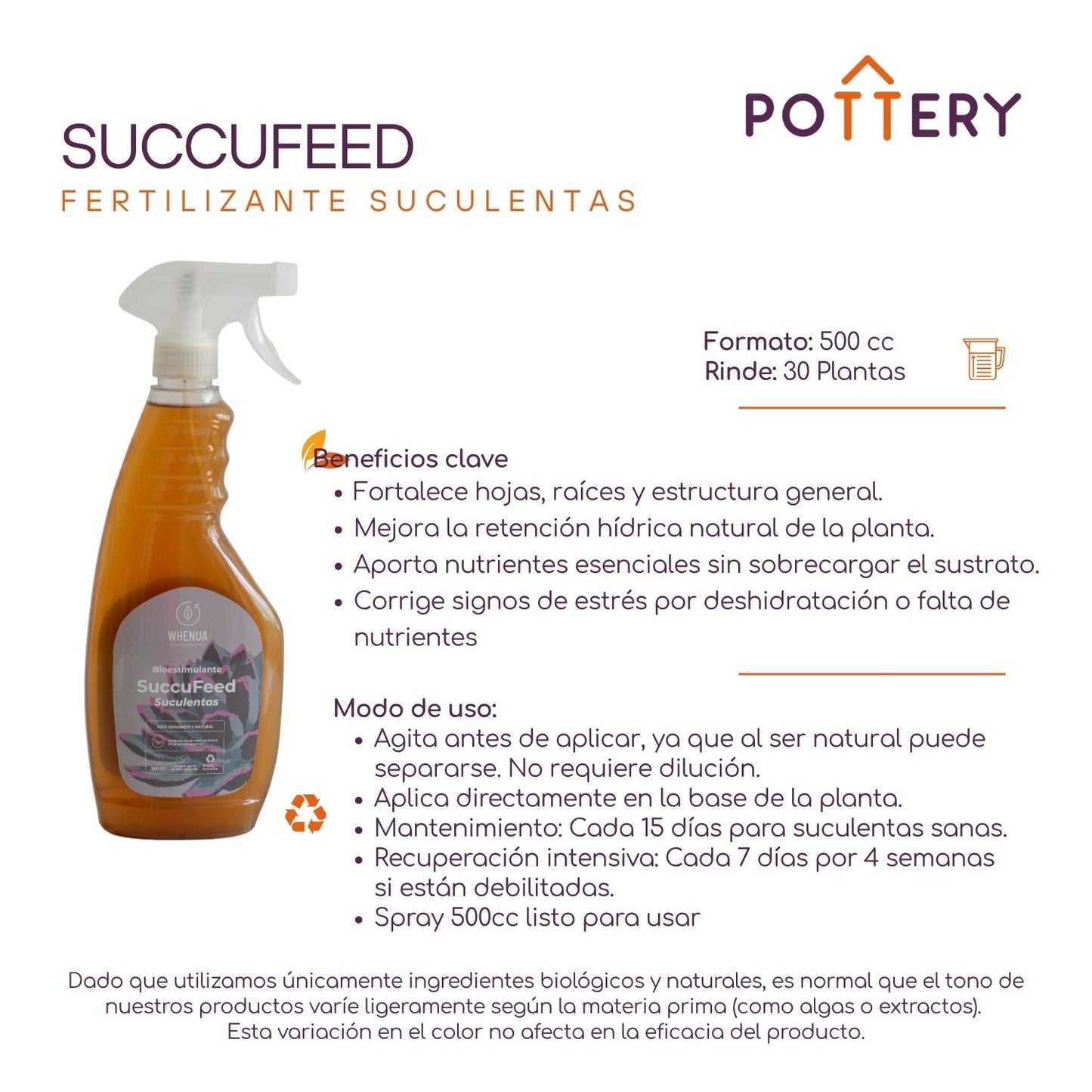 Fertilizante SuccuFeed - 500cc Spray