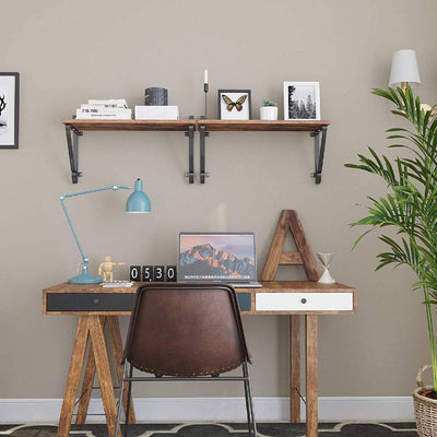 Set 2 Repisas Estilo Rústico - UBA01