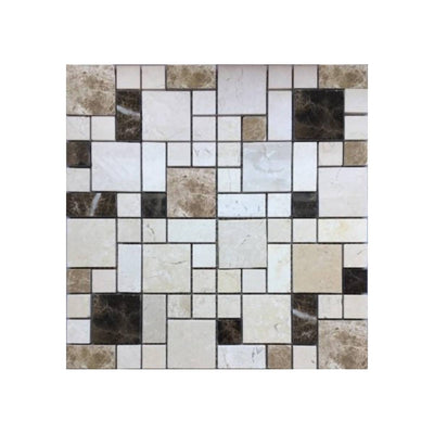 Malla Mosaico Travertino - 30x30 cm