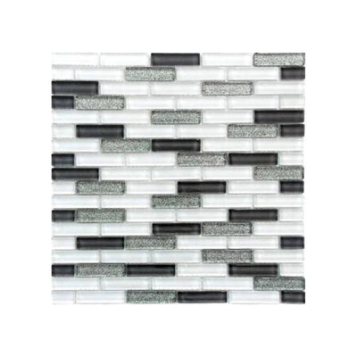 Malla Mosaico Blanco Escarcha - 30x30 cm