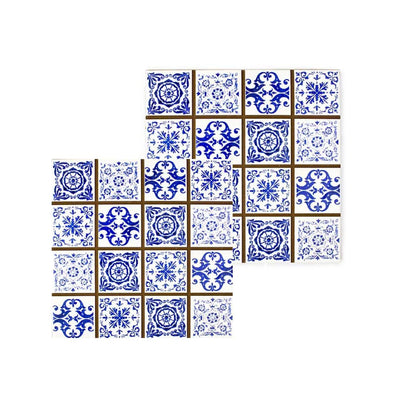 Set 2 Mosaicos Provenzal - 21x21 cm