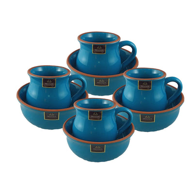 Set de Jarritos y Bowls Azul Miel